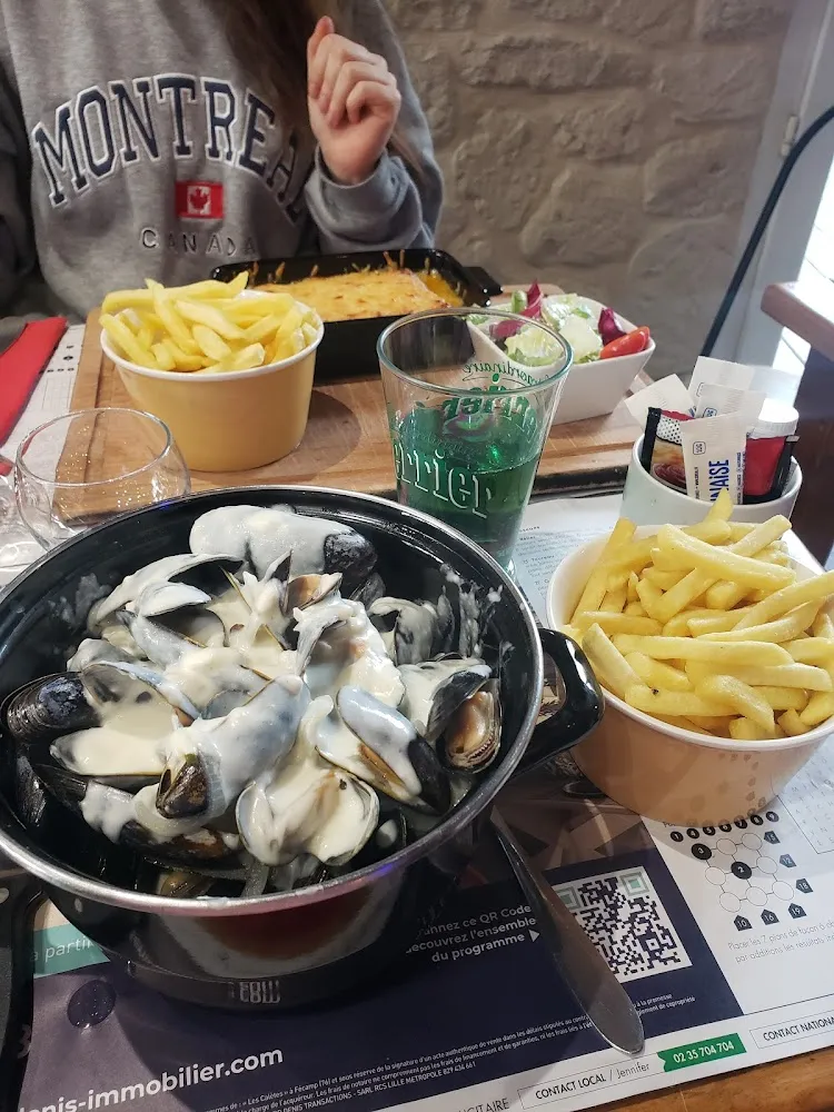 Moules de Dunkerque Au Maroilles